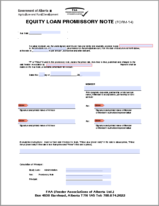 promissory note template 23