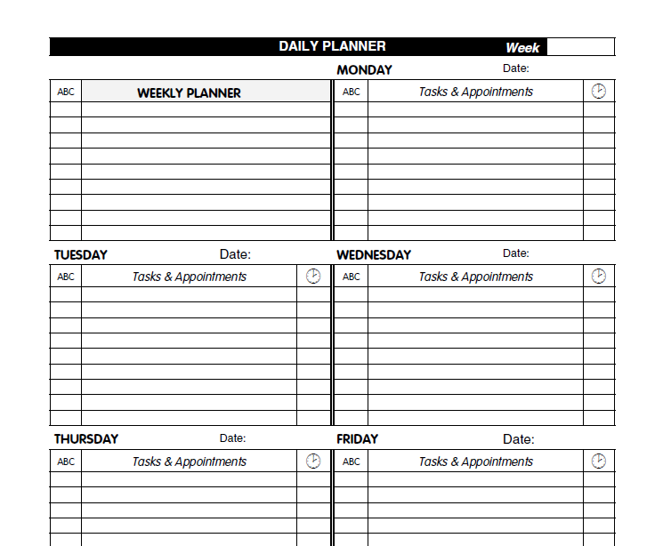 daily planner template 07