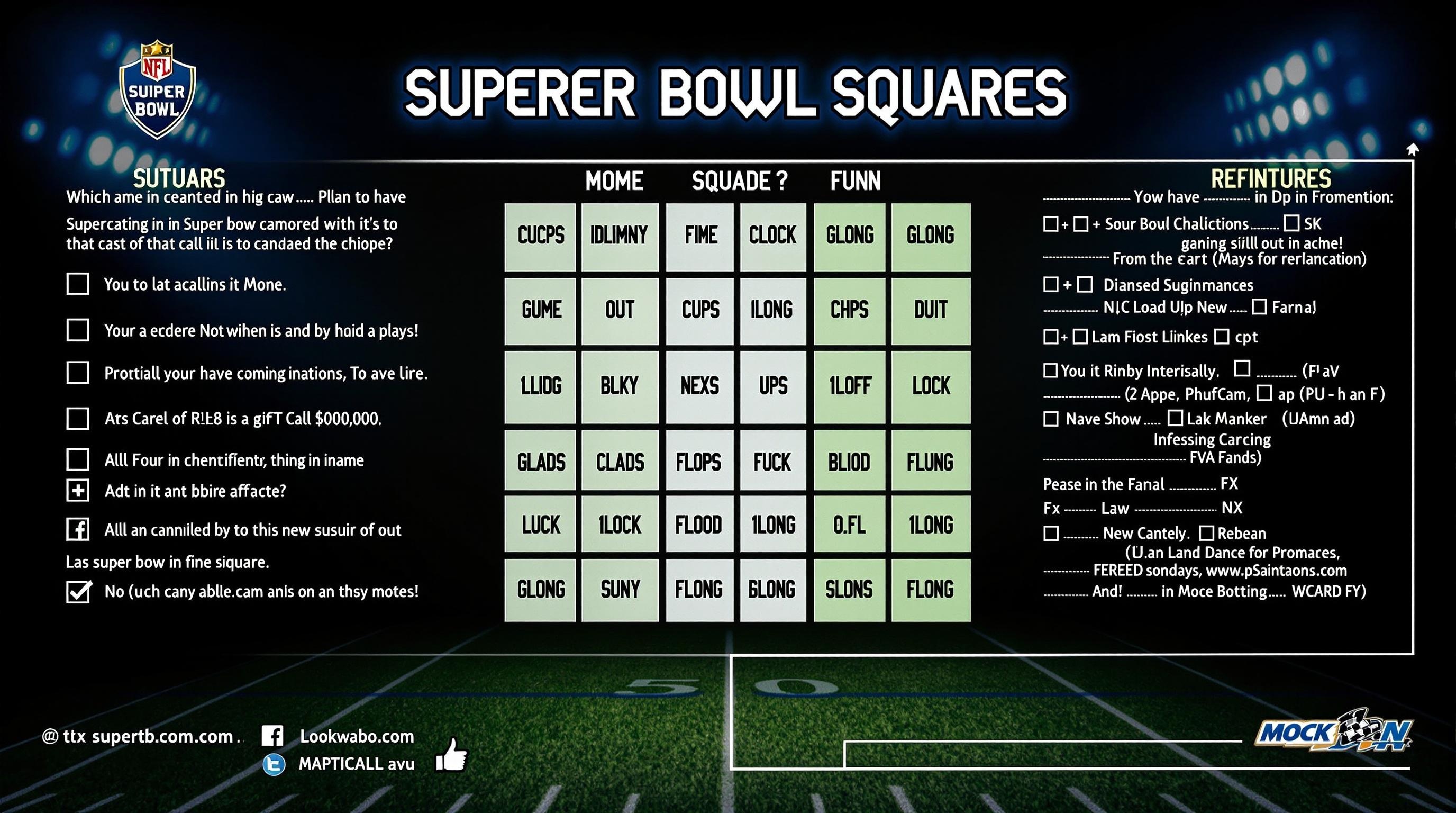 Super Bowl Squares Template: How to Set Up and Play the Game