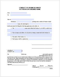 Conduct of Business Certificate Template