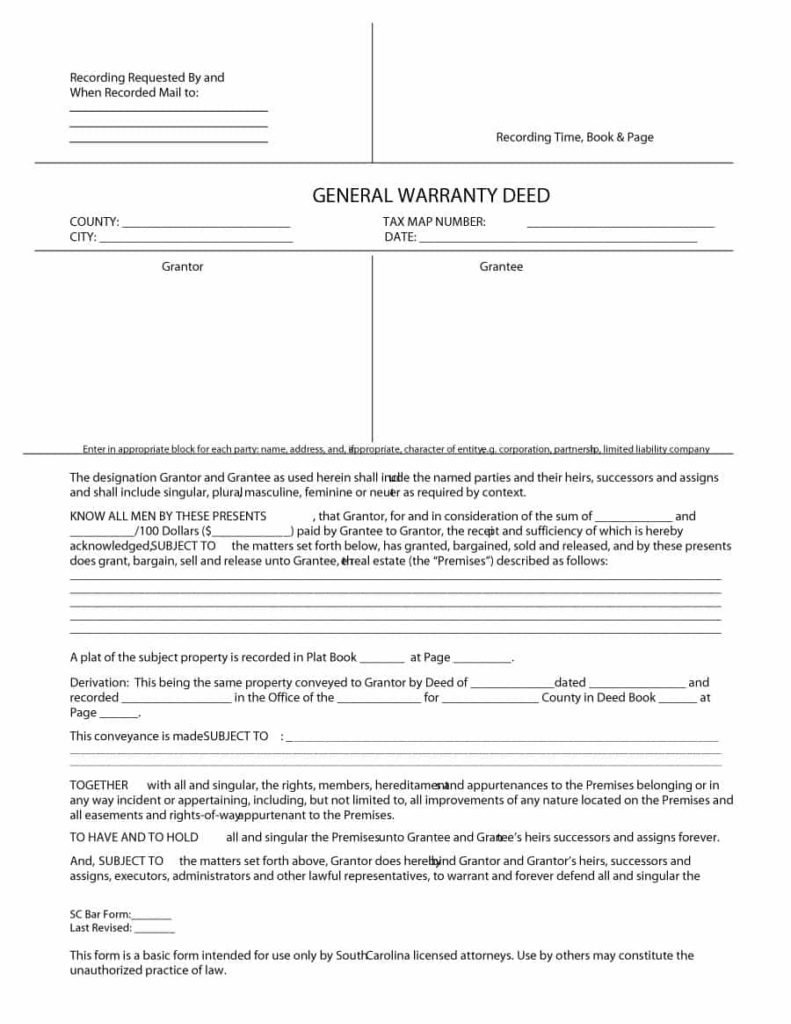 Printable Deed Forms Archives Free Fillable Pdf Forms 2492